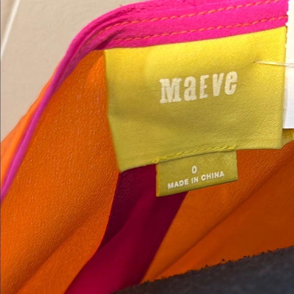 Maeve Anthropologie Women’s 0 Orange Relaxed Tank Top - Picture 2 of 5